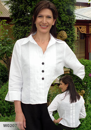 Crop Linen Shirt/Jacket