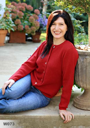Links Crew Neck Cardigan 100% Alpaca - $255 Cream, Black, Navy, Red, Pink, Pale Blue, Denim, Oatmeal