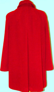 Courtney coat back pleat